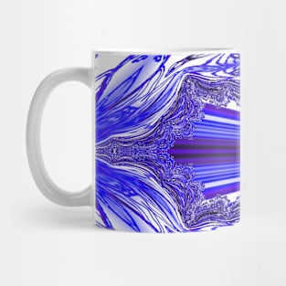 Blue Squiggle Sci Fi Portal Mug